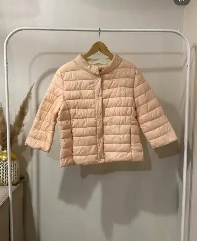 Chaqueta acolchada beige Amisu para mujer - miniatura 1