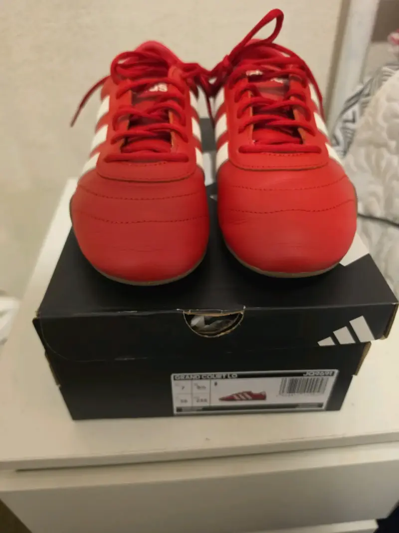 Zapatillas rojas Adidas Grand Court LO - 2
