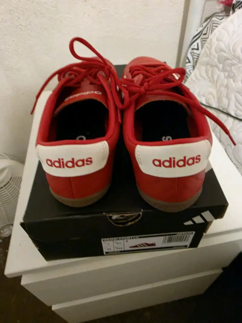 Zapatillas rojas Adidas Grand Court LO - 3