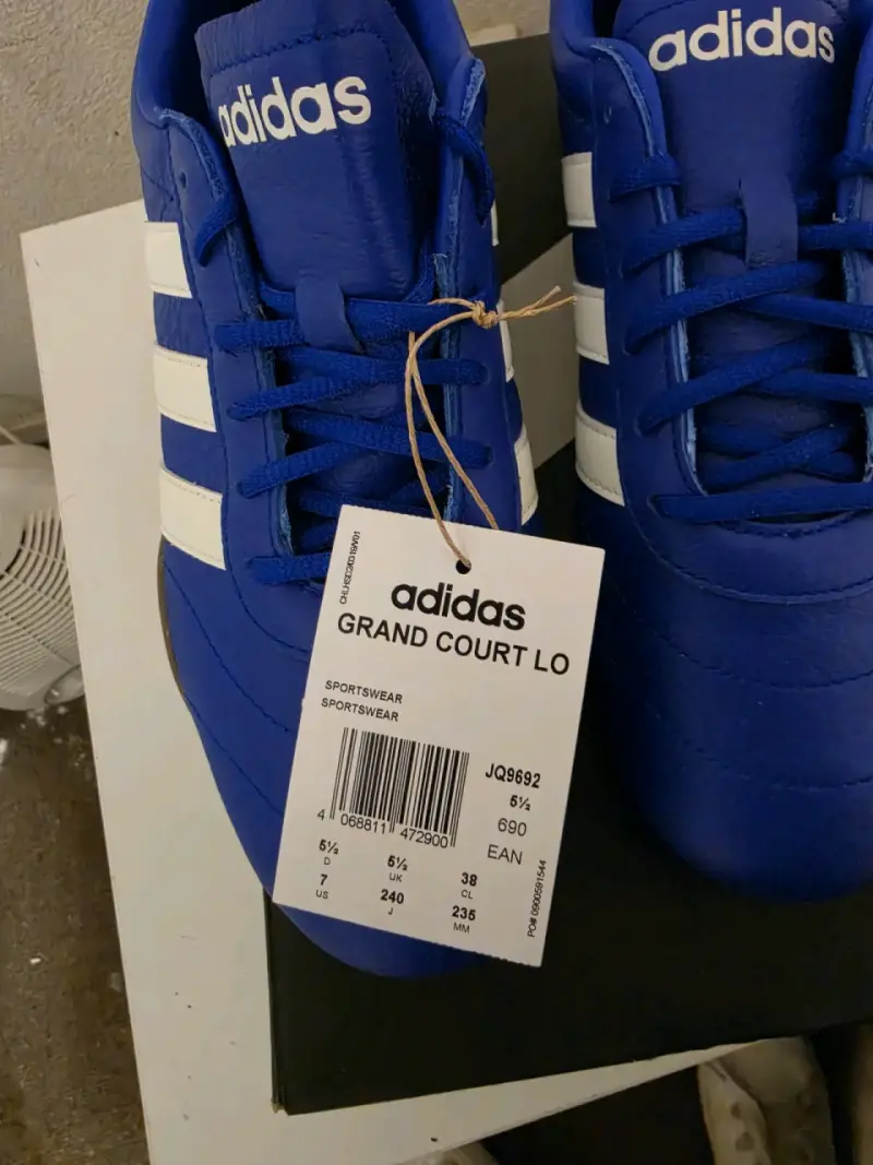 Zapatillas Adidas azules Grand Court LO nuevas - 2