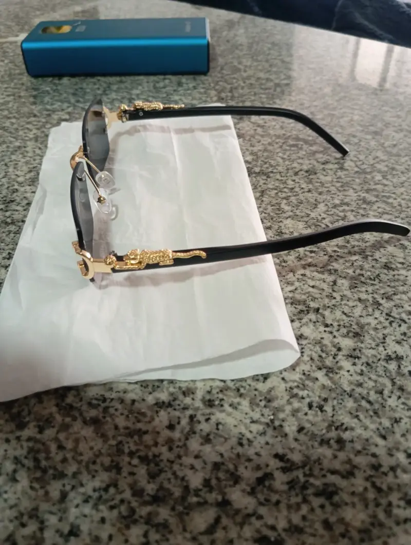 Gafas de sol con detalles dorados elegantes - 3