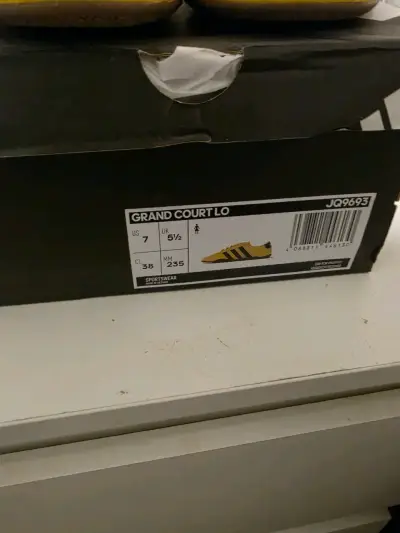 Zapatillas Adidas Grand Court LO amarillas nuevas - miniatura 2