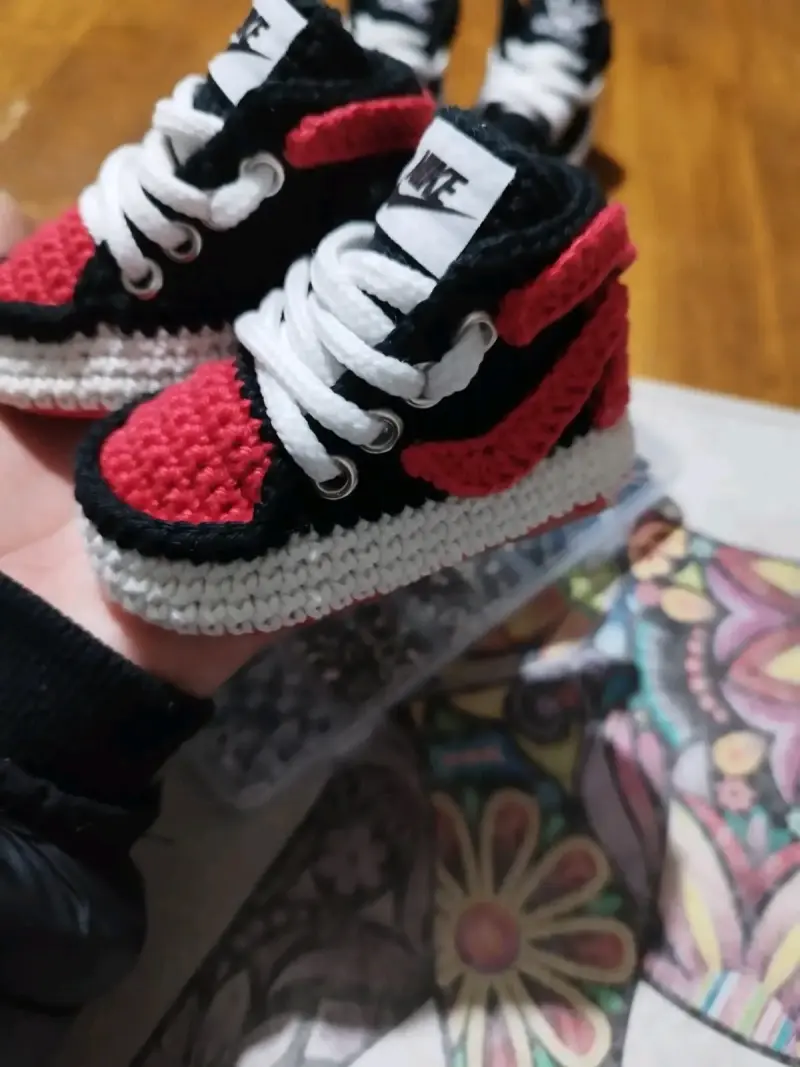 Zapatillas tejidas para bebé - 3