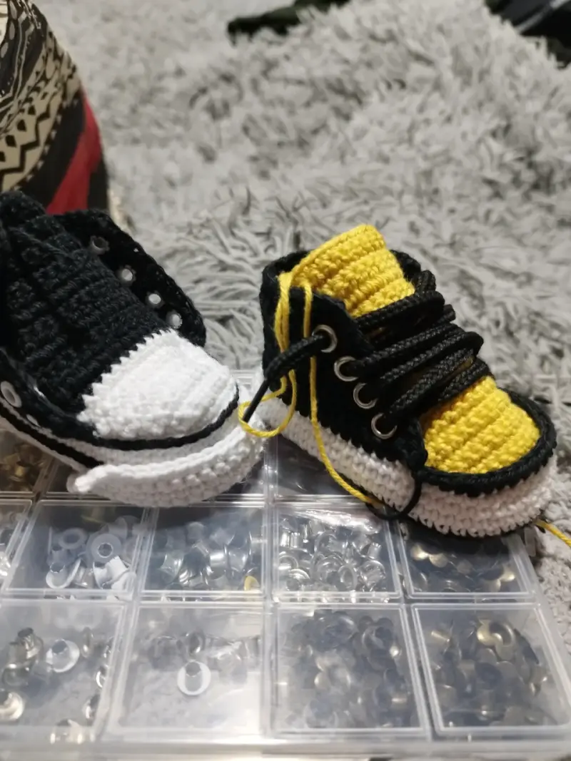 Zapatillas tejidas para bebé - 5