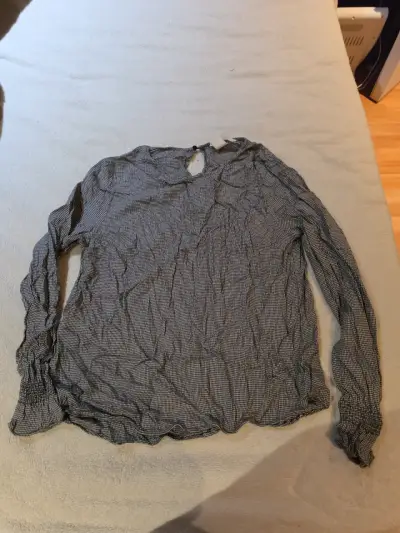 Blusa femenina H&M estampado a cuadros - miniatura 1