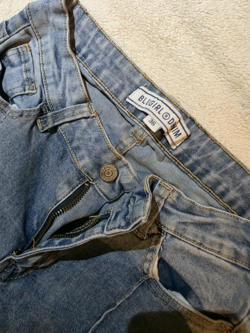 Jeans acampanados azul Bluegirl talla 36 - 2