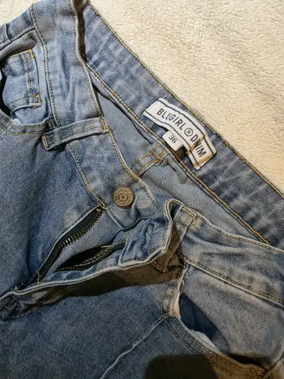 Jeans acampanados azul Bluegirl talla 36 - miniatura 2