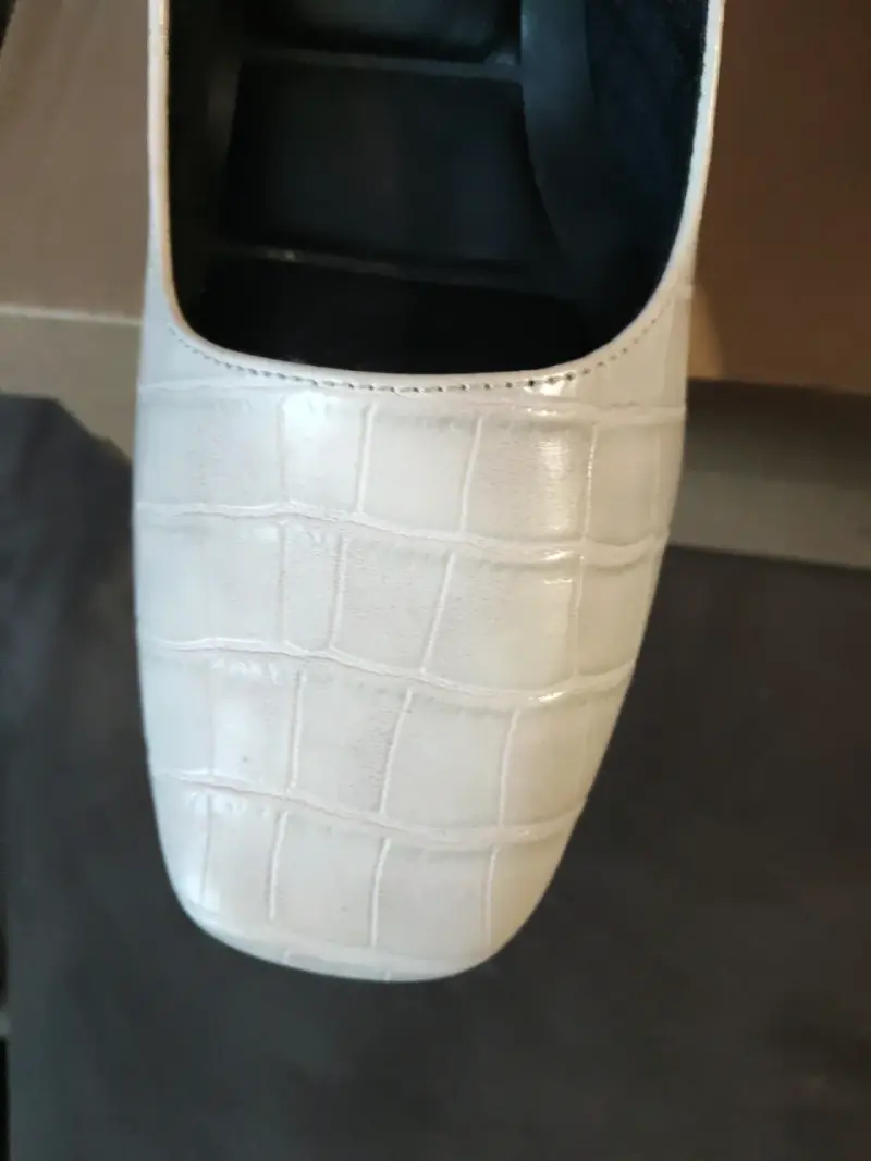 Zapatos de Tacón Blanco Bata Red la el. - 6