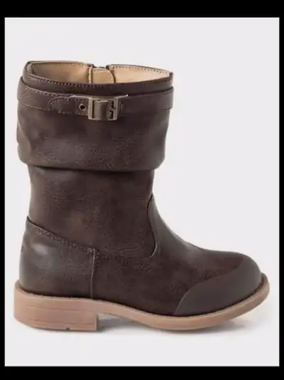 Botas Colloky de cuero marrón para niñas - miniatura 2