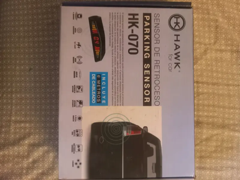 Sensor de retroceso Hawk HK-070 para auto