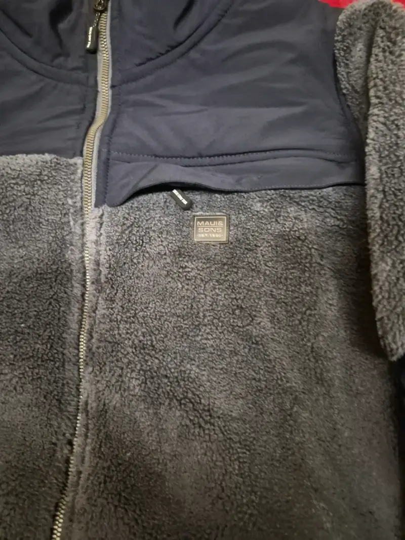 Chaqueta de polar Maui and Sons gris y azul - 1