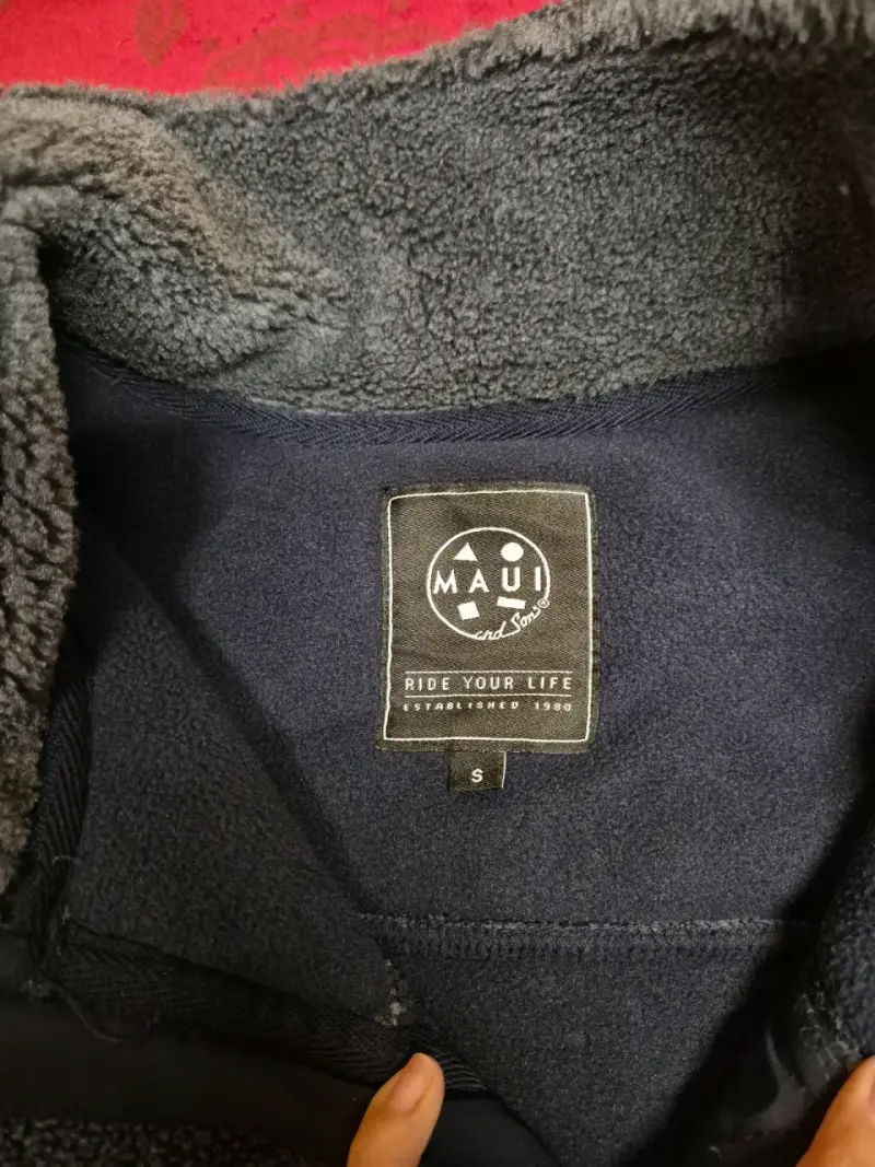 Chaqueta de polar Maui and Sons gris y azul - 2