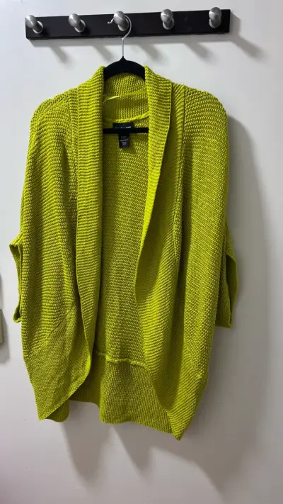 Cárdigan de punto amarillo Lane Bryant - miniatura 1