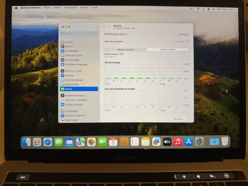 MacBook Pro 13” 2019 Touch Bar - Batería Nueva/Nor - 3
