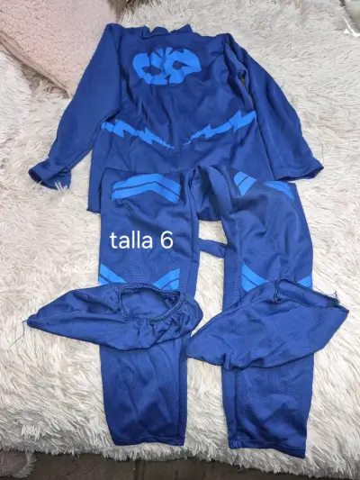 Disfraz de gato amarillo talla 6 para niños - miniatura 4