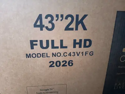 Smart TV Caixun 43 pulgadas Full HD con Google TV - miniatura 1