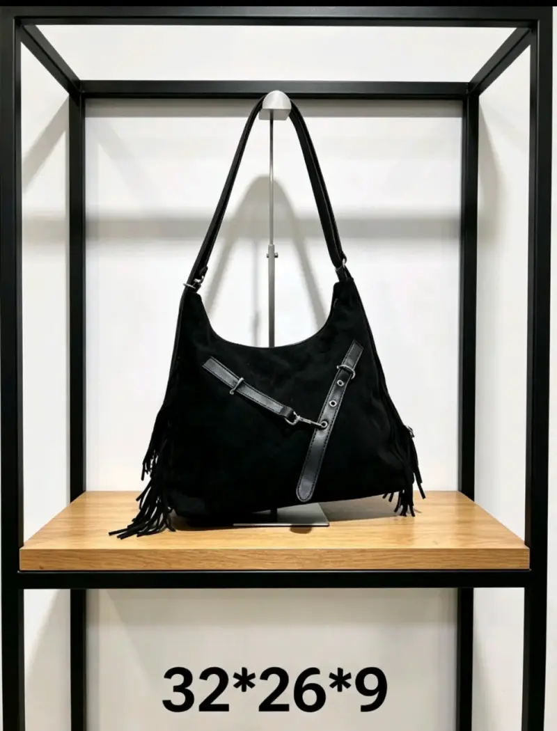 Bolso Cartera/mochila con flecos estilo boho - 1