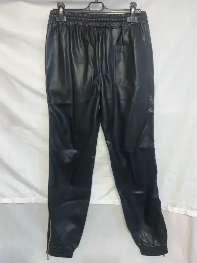 Pantalon jogger ecocuero L - miniatura 1