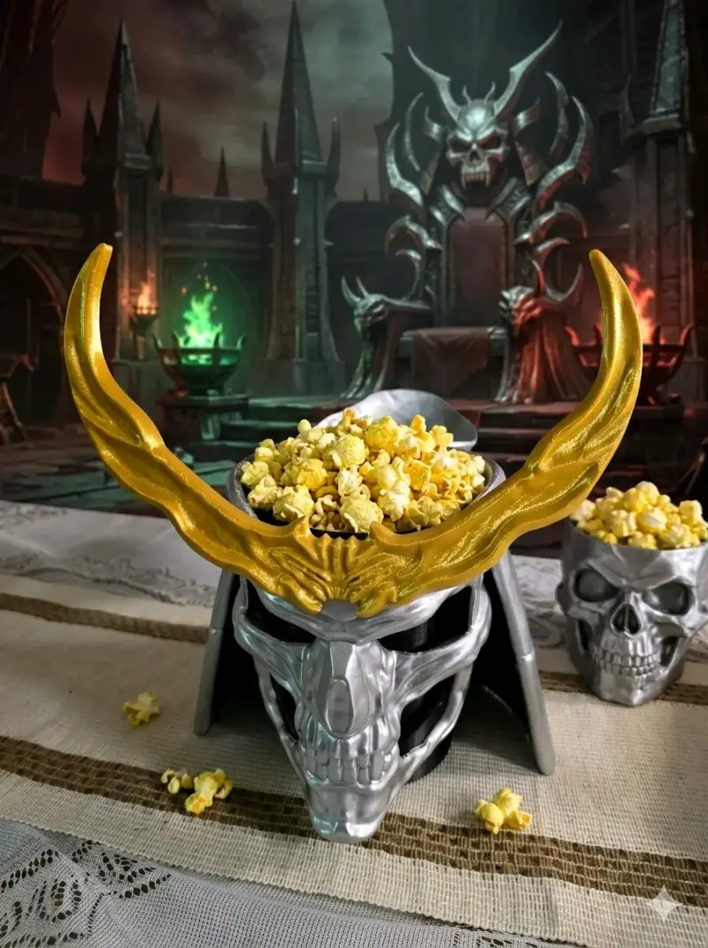 Palomera Shao Kahn tamaño real 3D - 2
