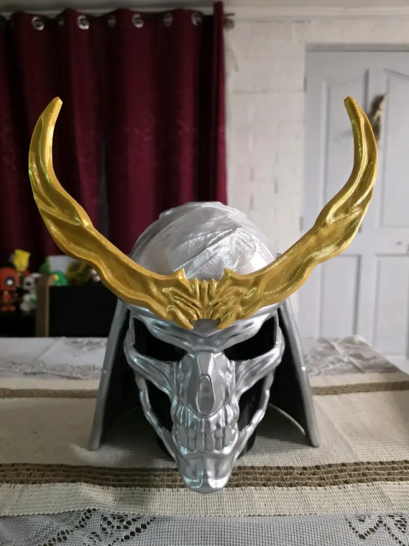 Palomera Shao Kahn tamaño real 3D - 6