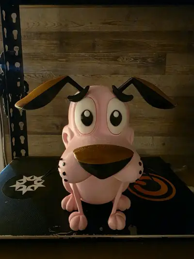 Figura decorativa 3D Coraje el Perro Cobarde - miniatura 3