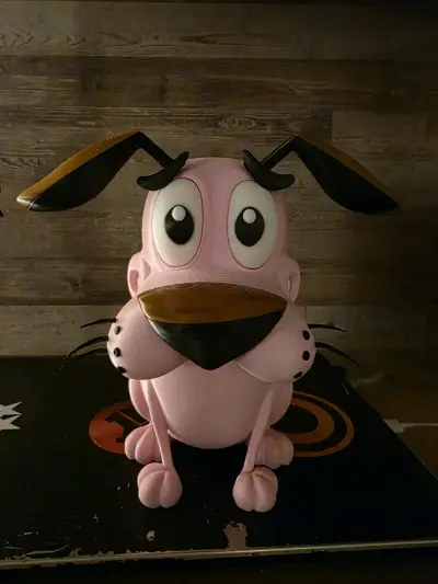 Figura decorativa 3D Coraje el Perro Cobarde - miniatura 5