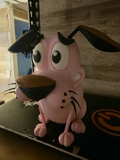 Figura decorativa 3D Coraje el Perro Cobarde - miniatura 6