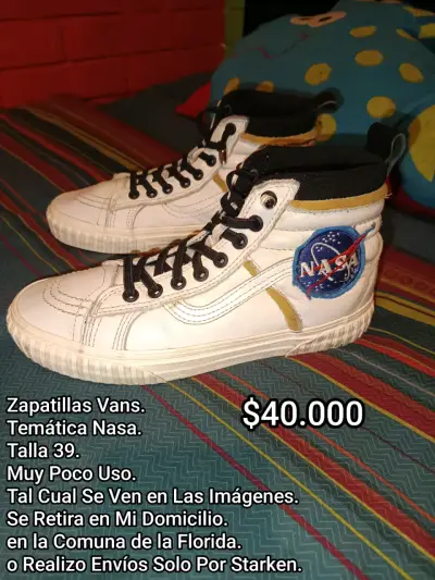 Zapatillas Vans temáticas NASA talla 39 - miniatura 1