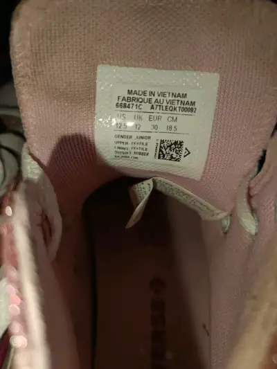 Zapatillas Converse All Star rosadas talla 30 - miniatura 6
