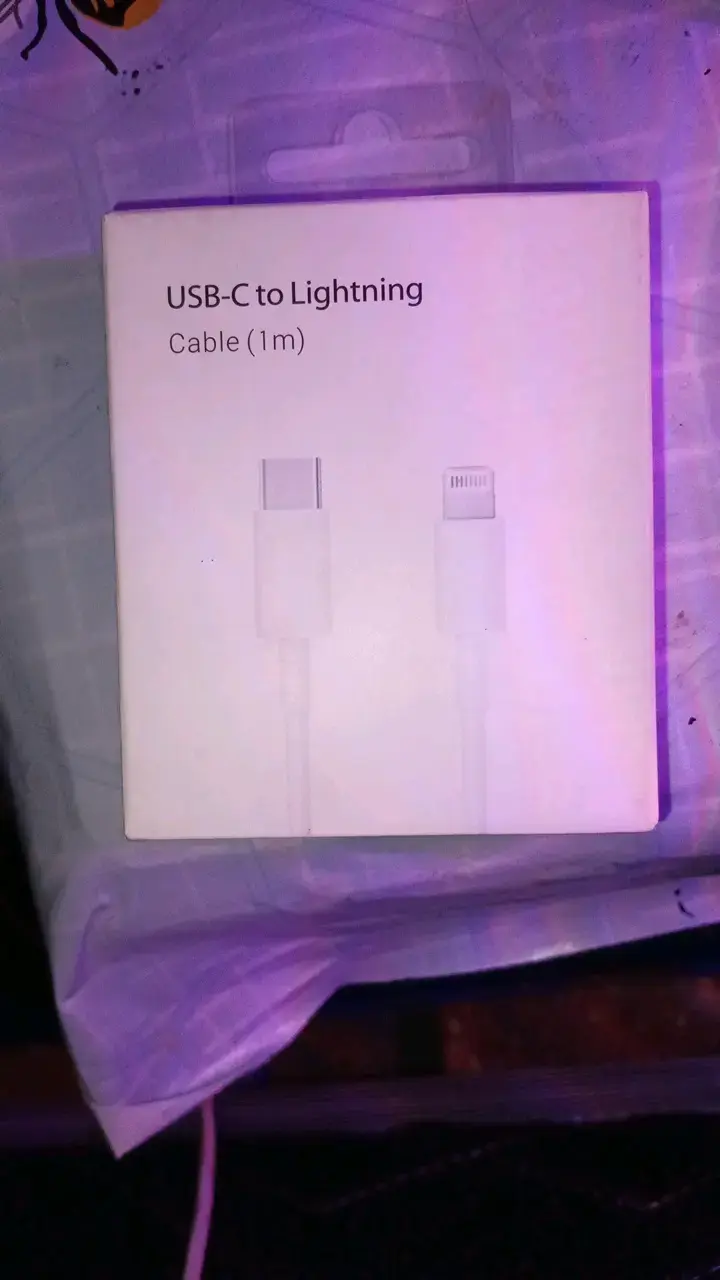 Cable USB-C a Lightning 1m