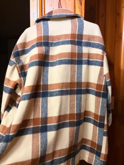 Abrigo de lana a cuadros para mujer Marquis - miniatura 3
