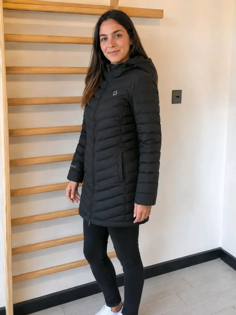 Parka negra Doite Heritage para mujer - 2