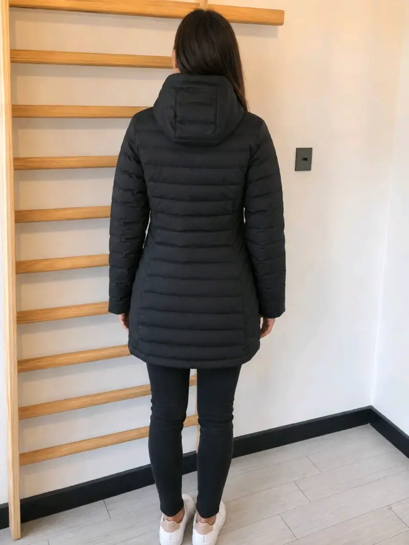 Parka negra Doite Heritage para mujer - 3