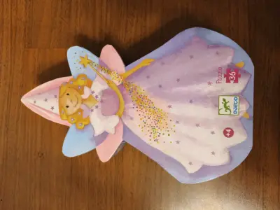 Puzzle Djeco La Hada y el Unicornio 36 piezas - miniatura 1
