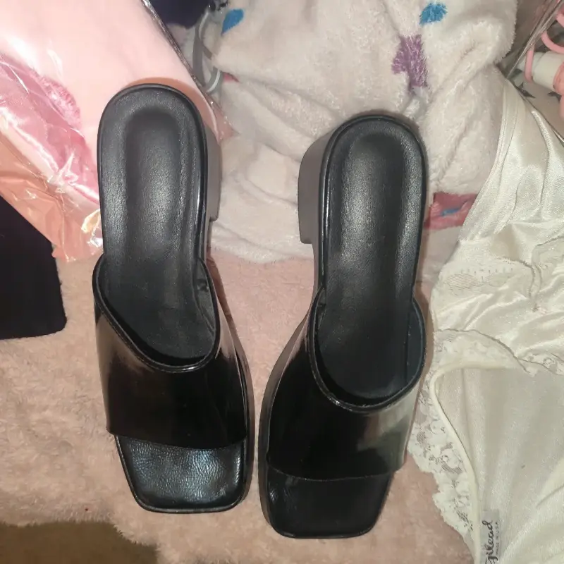 Sandalias de tacón alto negras para mujer - 3