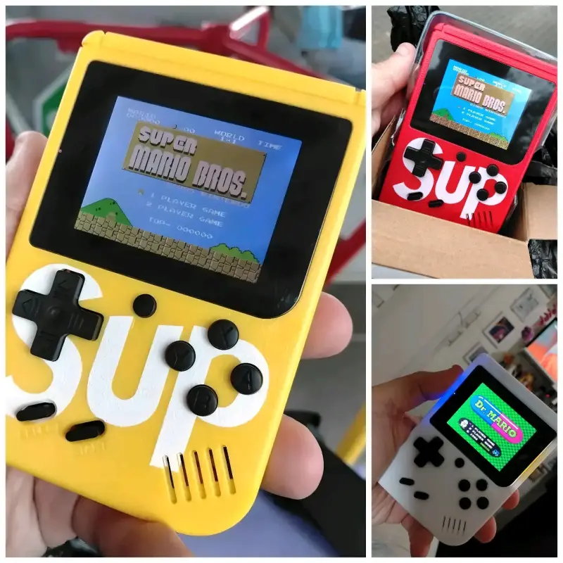 Consola portátil retro SUP con juegos clásicos