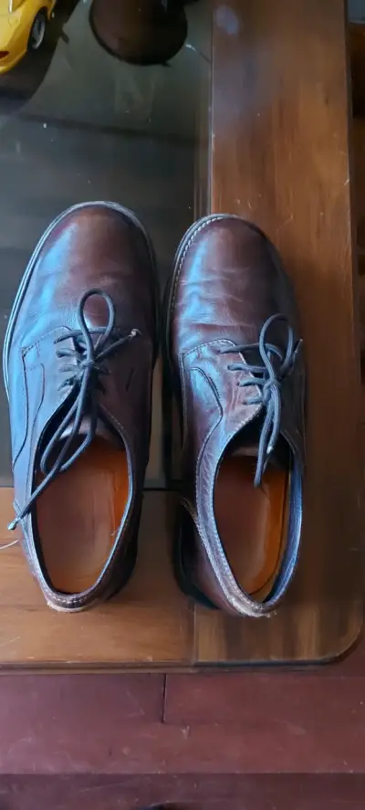 Zapatos de cuero marrón Timberland impermeables - miniatura 3