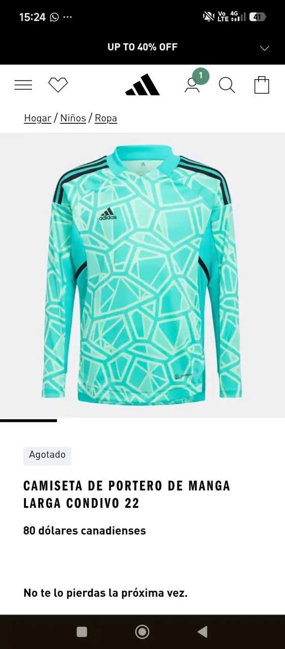 Camiseta de portero Adidas Condivo 22 turquesa - 4