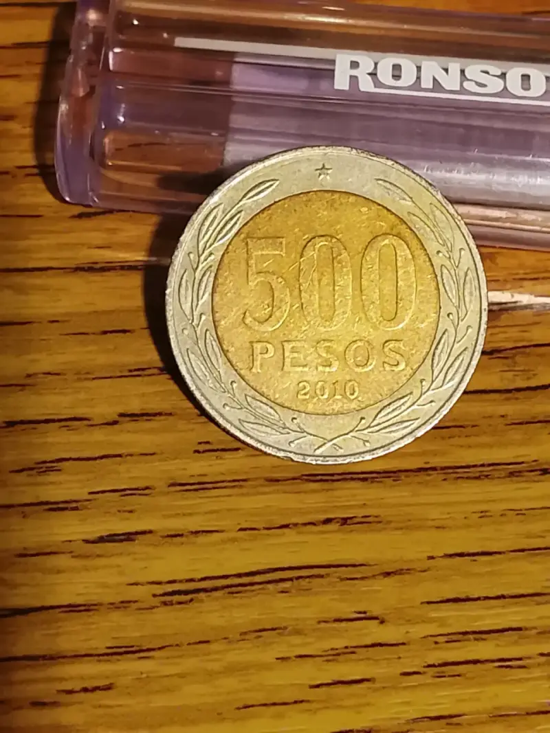 Moneda de 500 pesos chilenos 2010 - 2