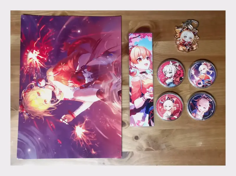 Set de Productos de Yoimiya Genshin Impact