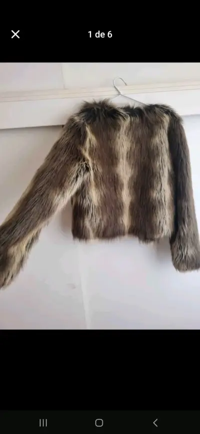 Chaqueta de piel sintética Nicopoly para mujer - miniatura 5