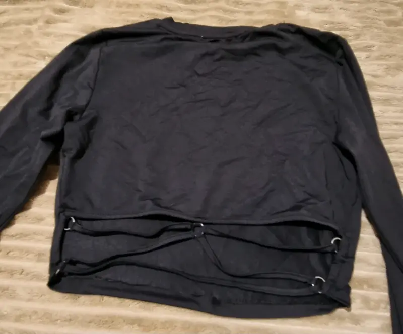 Polera negra manga larga Index talla S - 2
