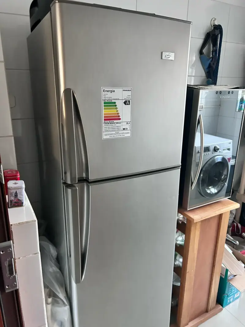 Refrigerador Fensa de dos puertas en acero inoxidable - 1