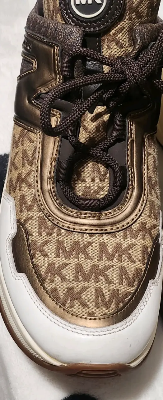 Zapatillas deportivas Michael Kors doradas - 4