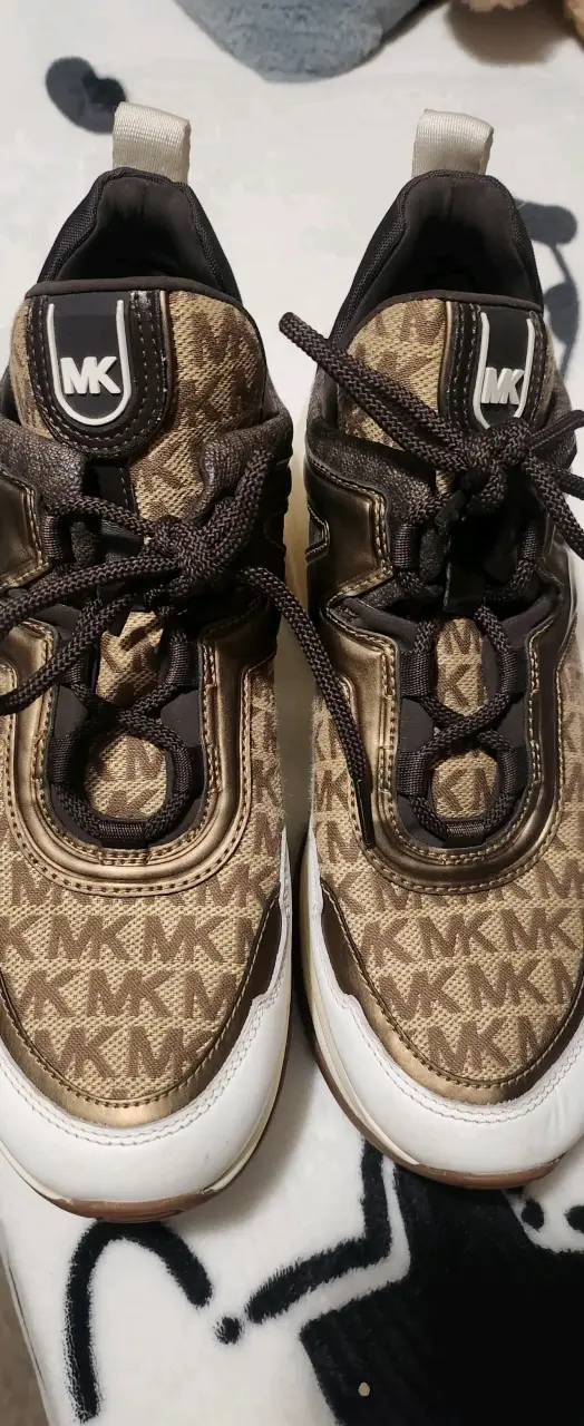 Zapatillas deportivas Michael Kors doradas - 5