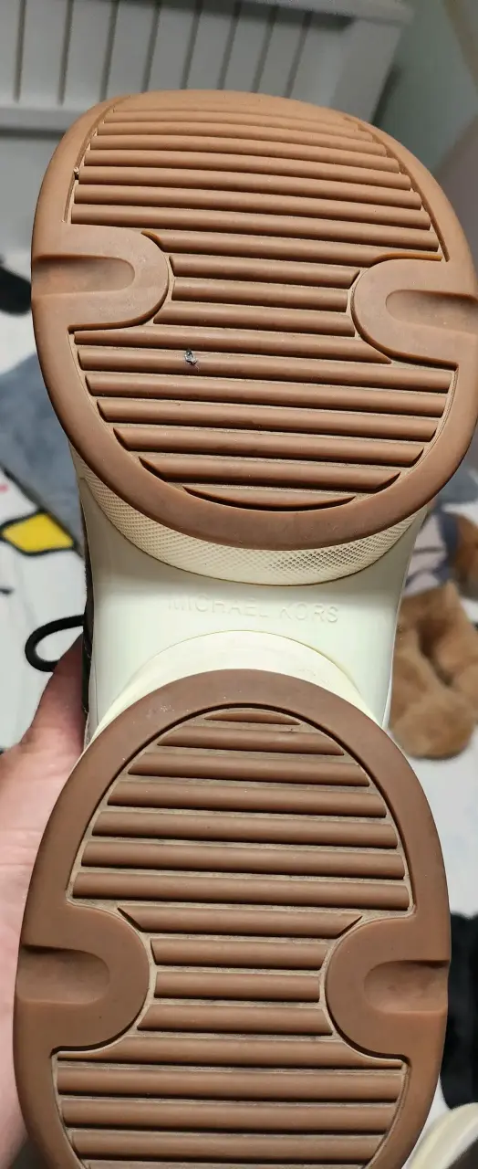 Zapatillas deportivas Michael Kors doradas - 6