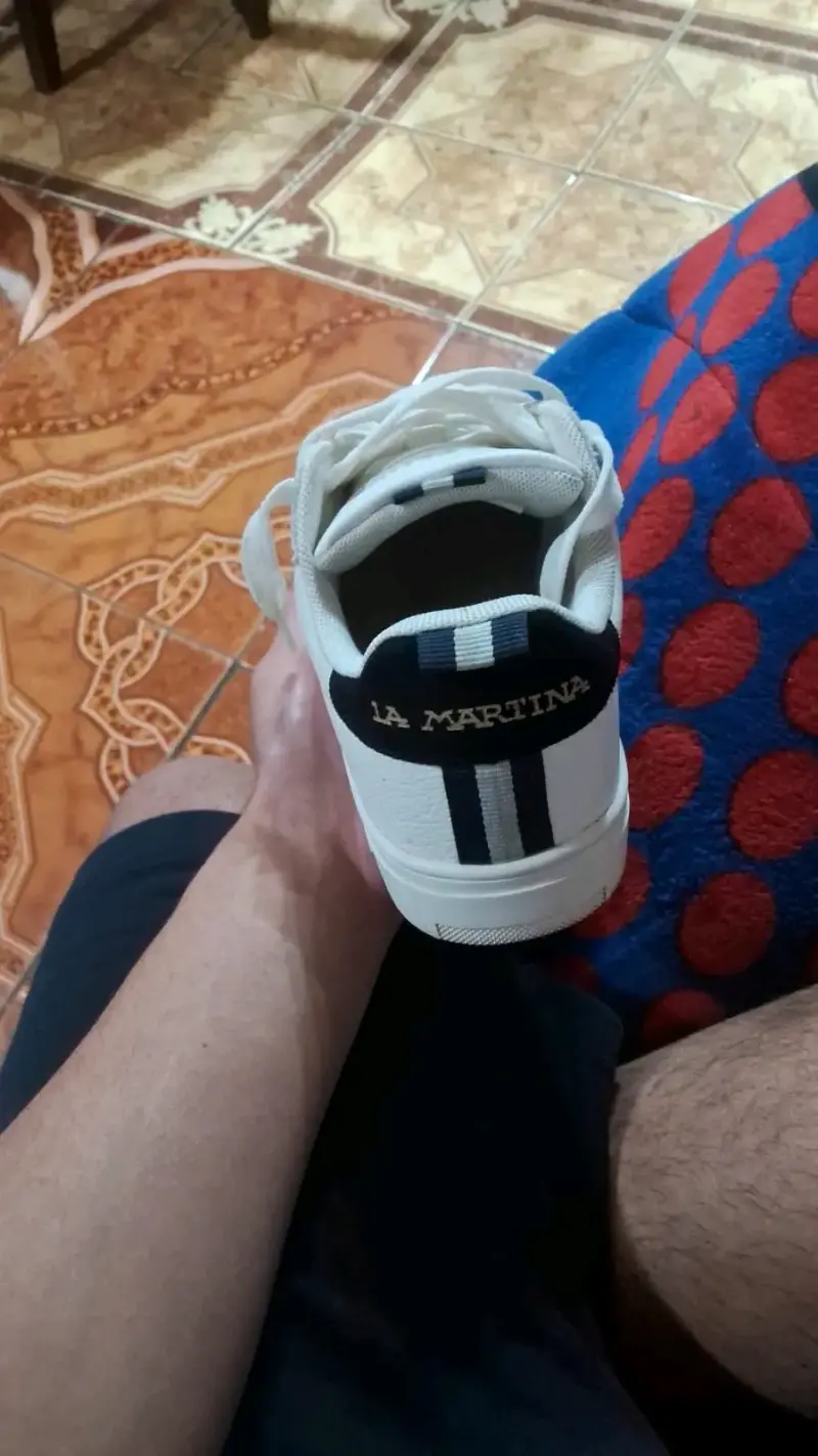 Zapatillas blancas La Martina - 3