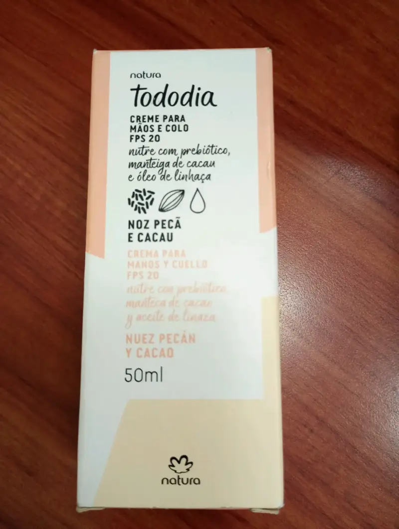 Crema para manos y cuello Natura Tododia 50ml