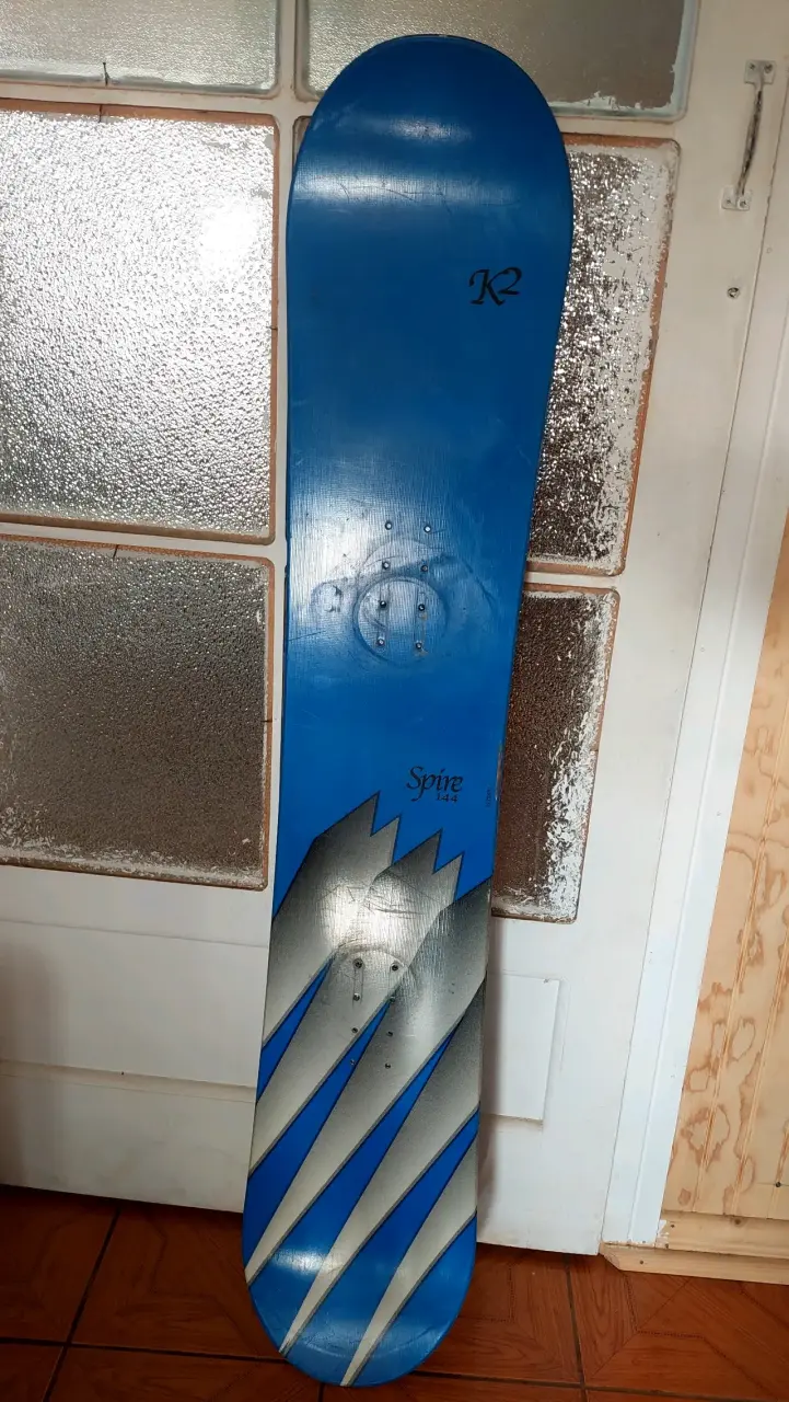 Tabla de snowboard K2 Spire 144 azul - 1