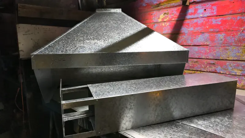 Campana Extractora quincho de Acero Galvanizado - 3